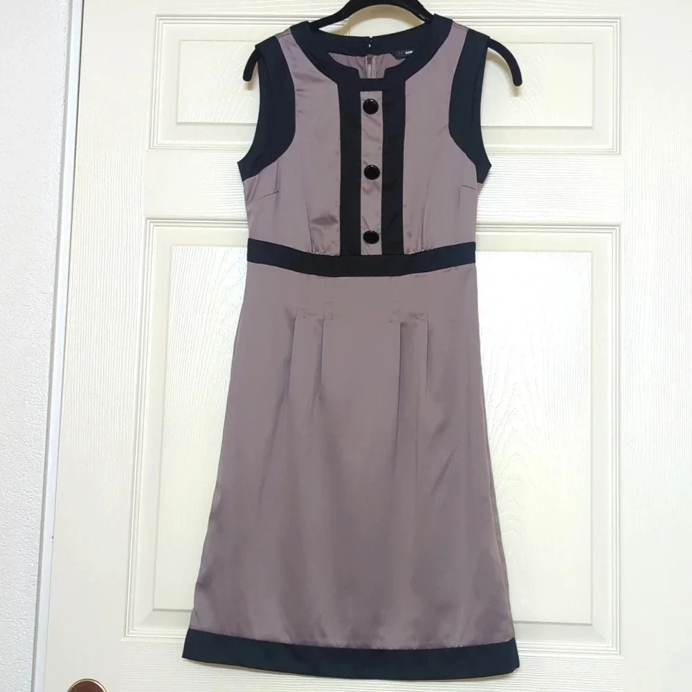 H&M Lavender and Black Dress